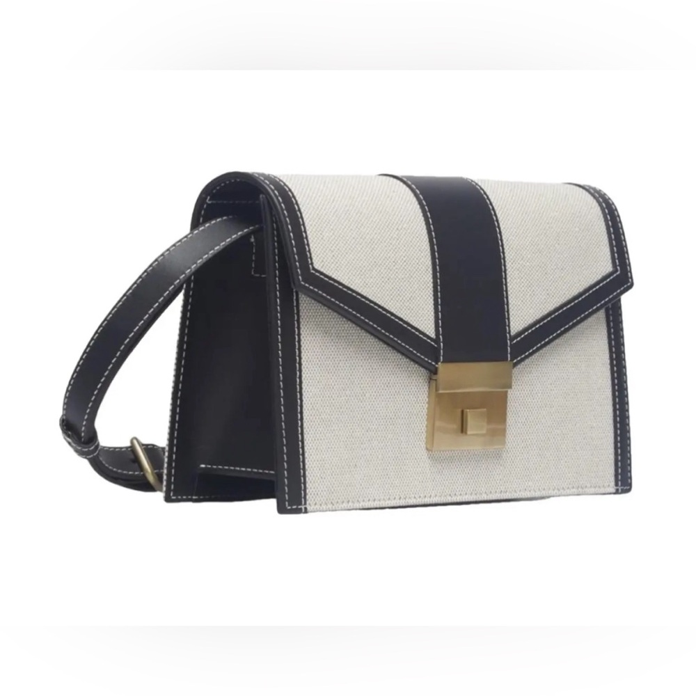 LK Bennett Navy/ Gray shoulder bag